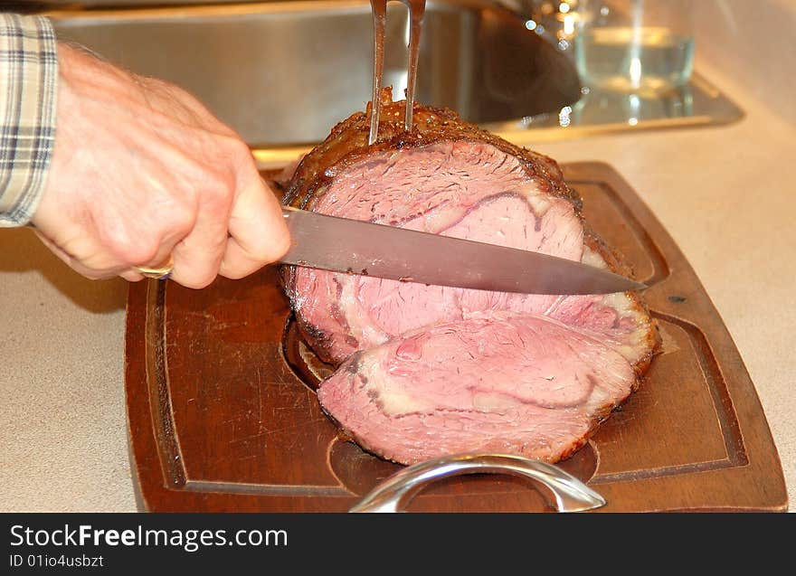 Carving Roast Beef