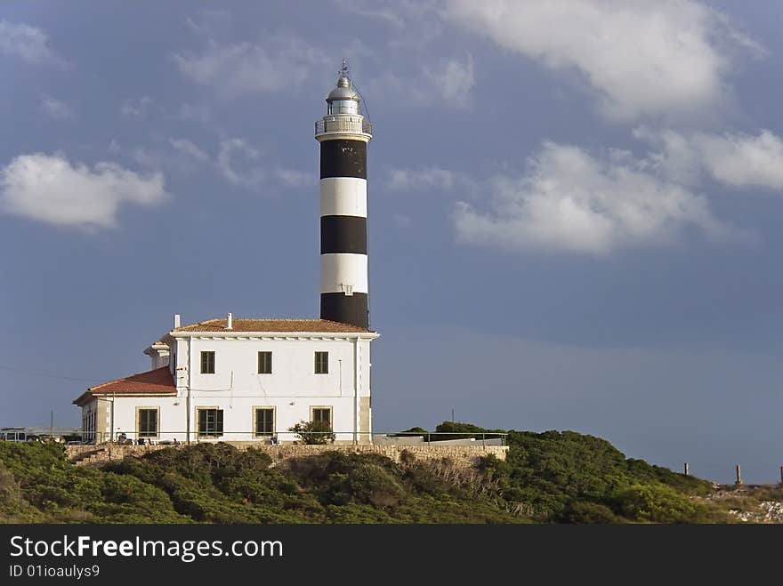 Porto Colom Lighthouse in Majorca (Spain). Porto Colom Lighthouse in Majorca (Spain)