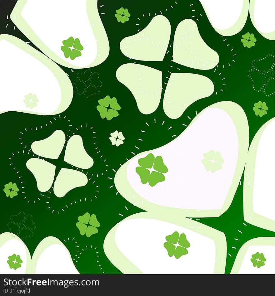 Abstract flower pattern - Objects Grouped separately in included EPS  format