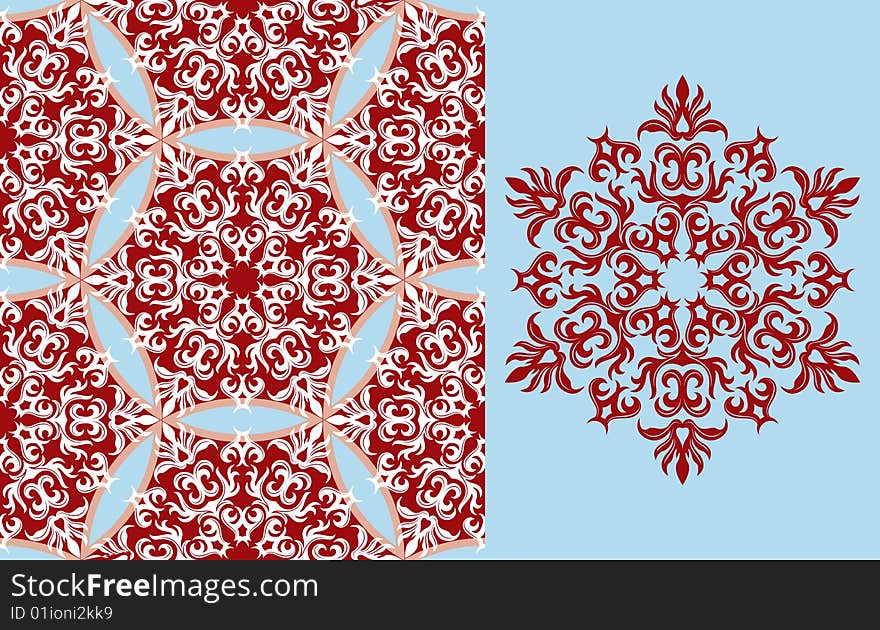 Seamless background from a floral ornament, Fashionable modern wallpaper or textile. Seamless background from a floral ornament, Fashionable modern wallpaper or textile