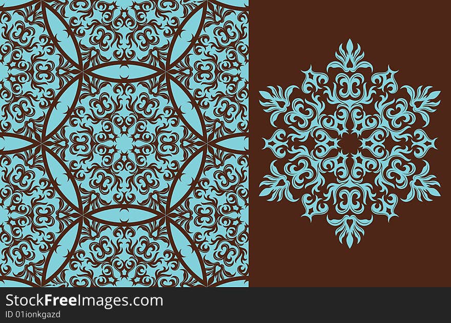 Seamless background from a floral ornament, Fashionable modern wallpaper or textile. Seamless background from a floral ornament, Fashionable modern wallpaper or textile