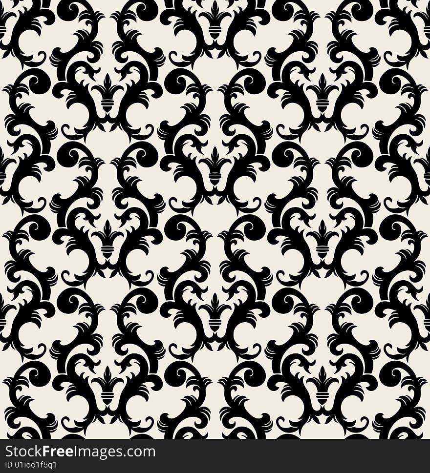 Seamless background from a floral ornament, Fashionable modern wallpaper or textile. Seamless background from a floral ornament, Fashionable modern wallpaper or textile