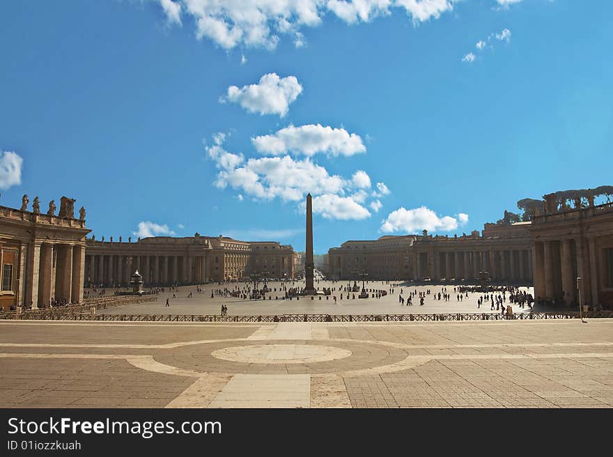 View from Saint Peter's Basilica. View from Saint Peter's Basilica