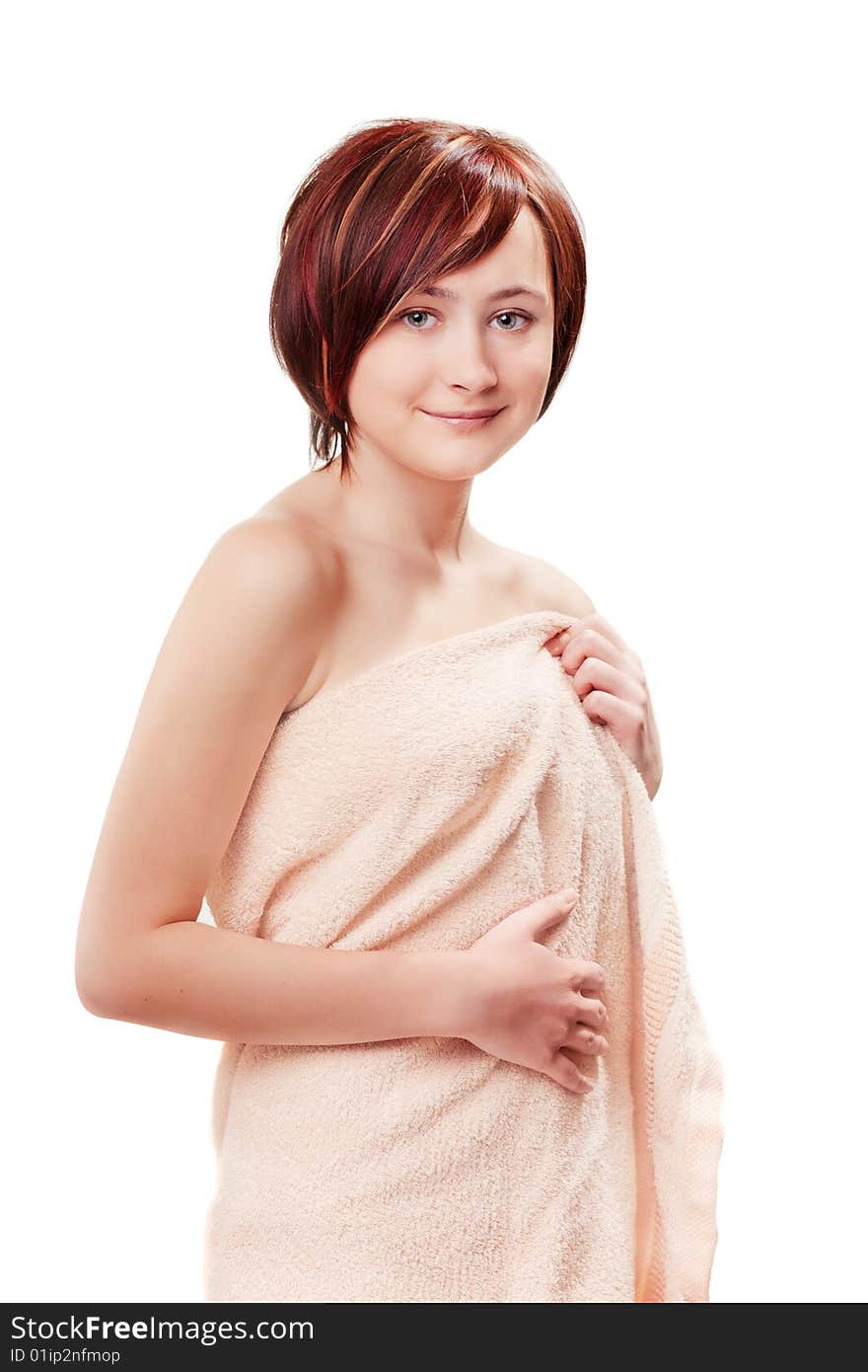 Young Girl In A Towel