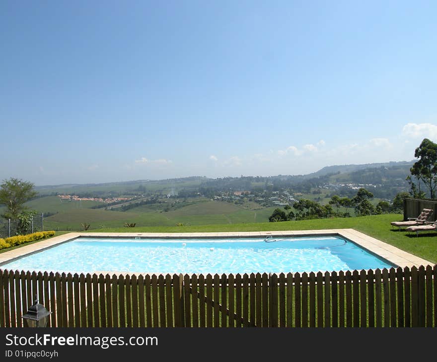 Pool with Loungers