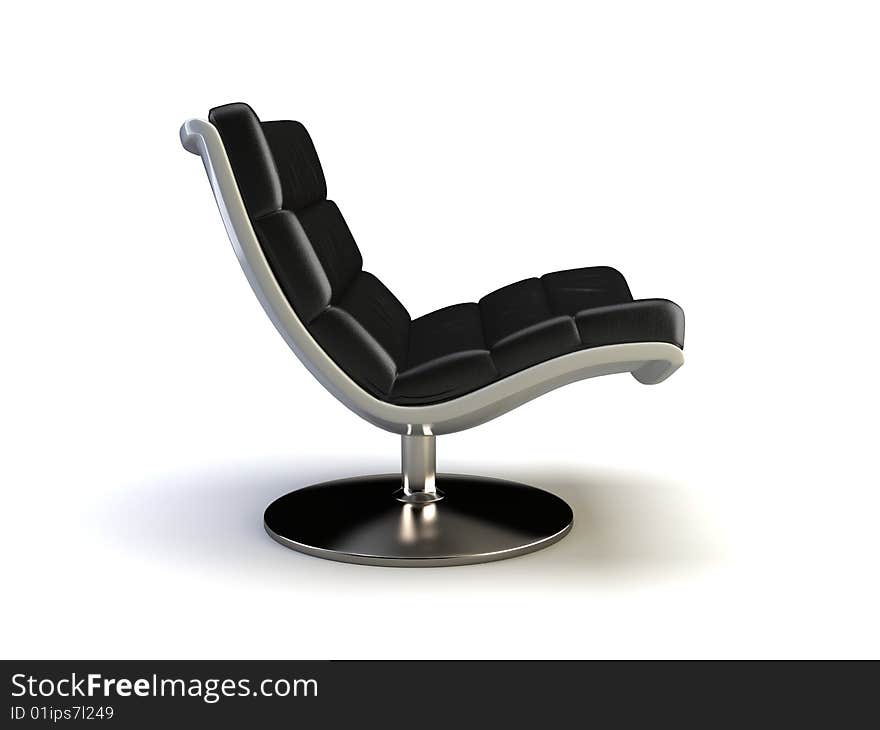 Black modern chair