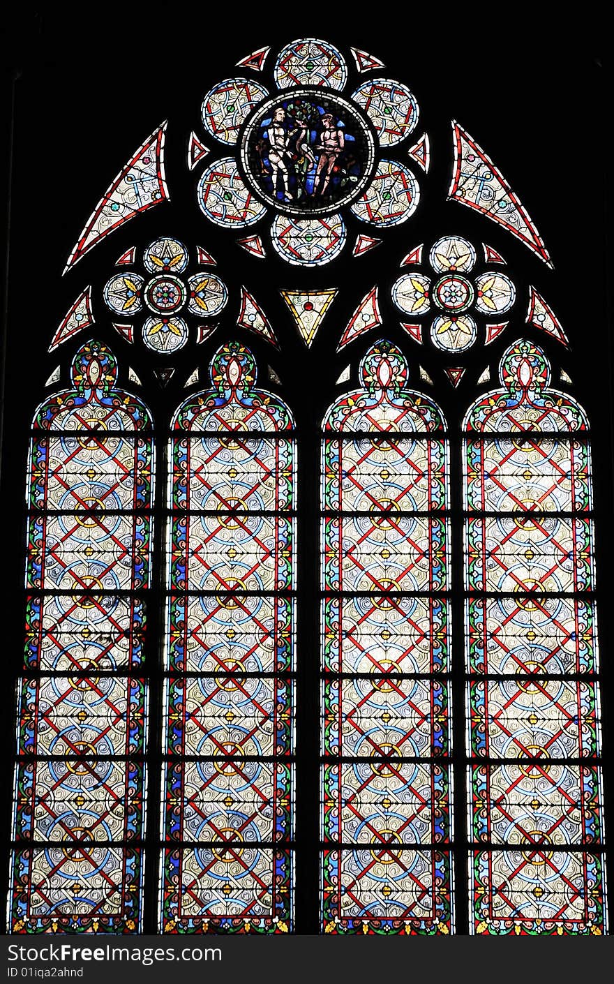 Window Pattern Of  The Church