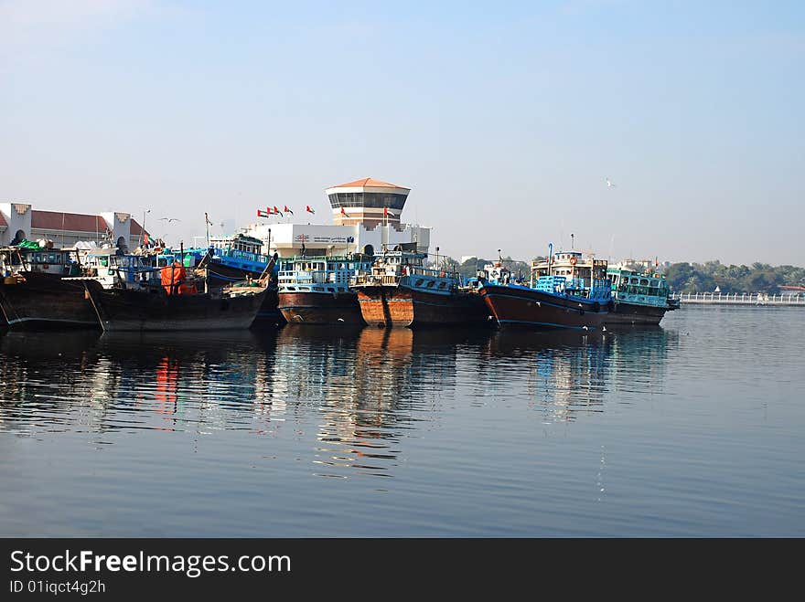 Dhows At Dubai Creek