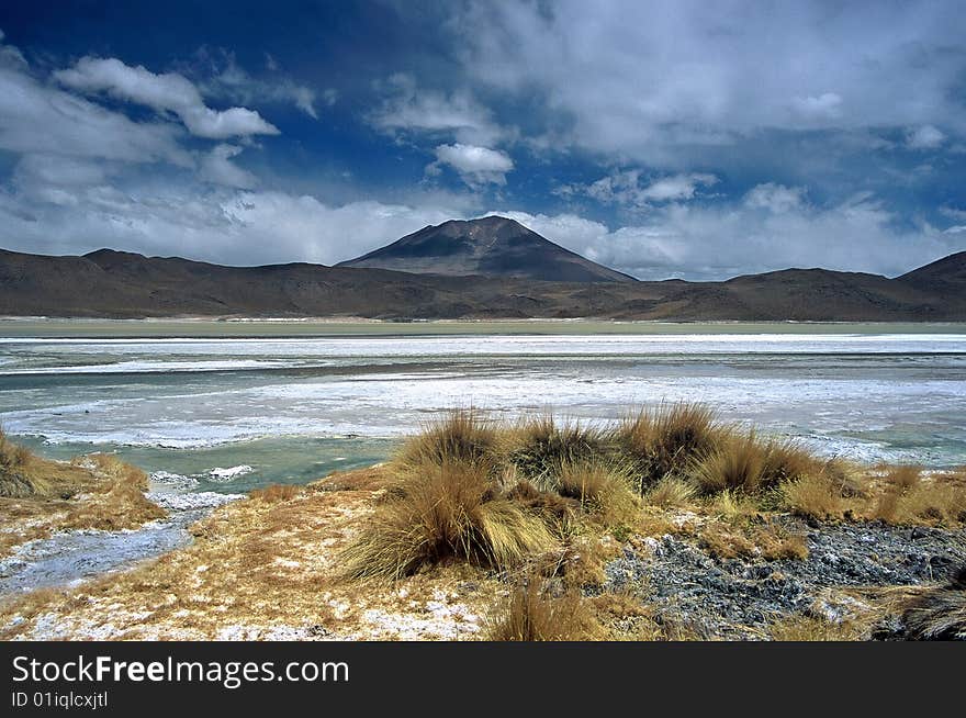 Salt Lake in Bolivia,Bolivia