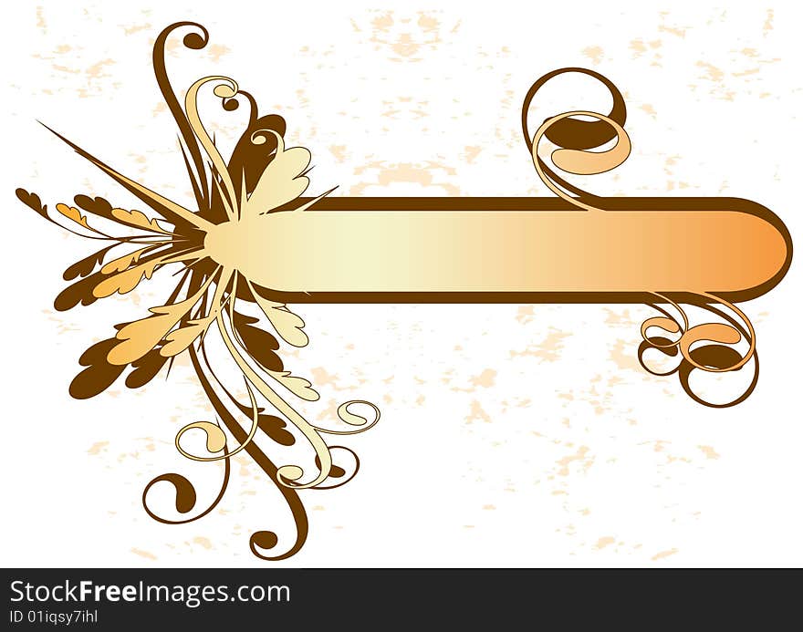 Orange background, autumn banners, vector. Orange background, autumn banners, vector