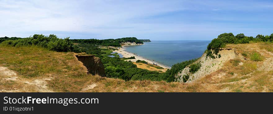 Panorama of coast