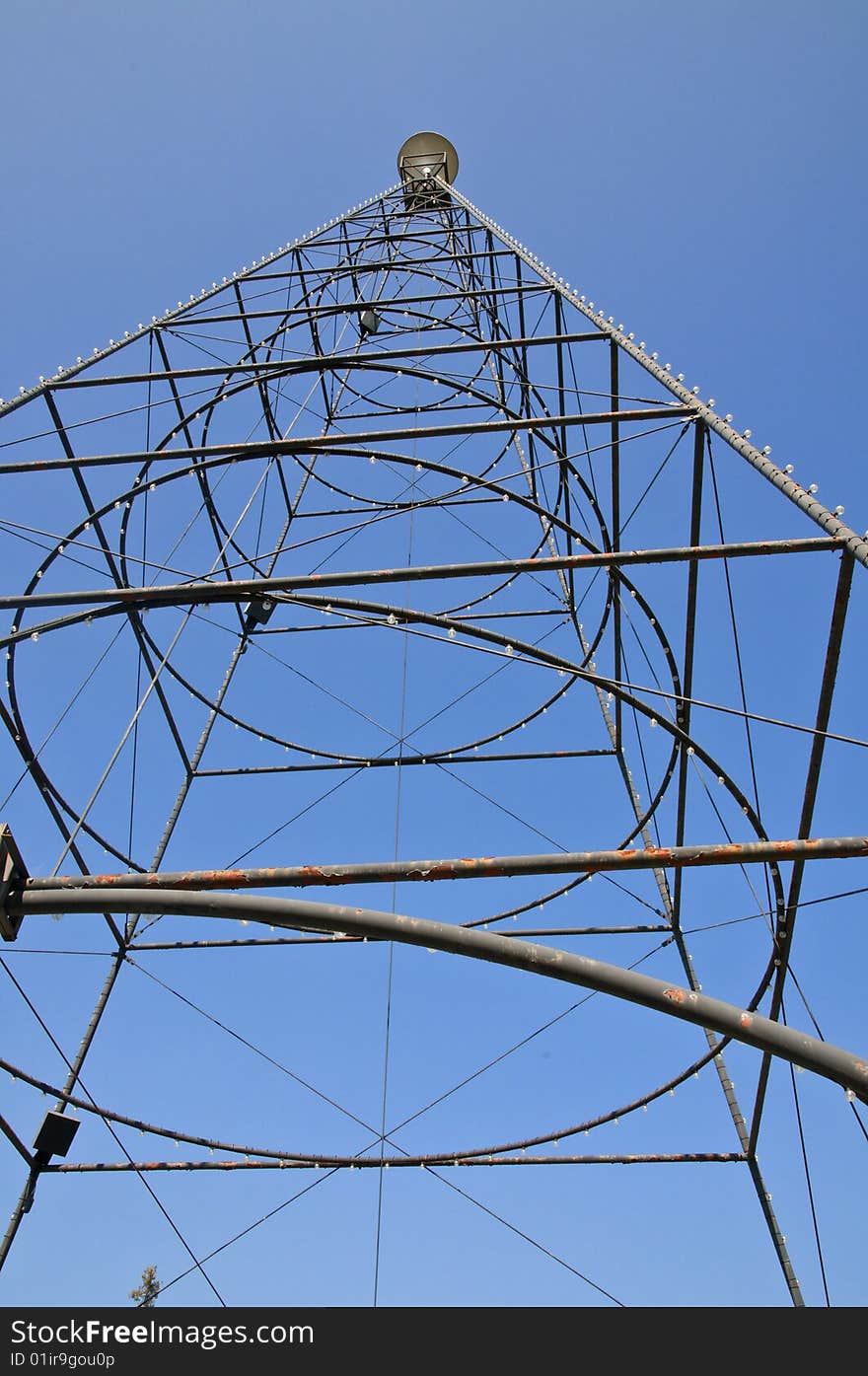 Electric Light Tower c. 1880 - perspective