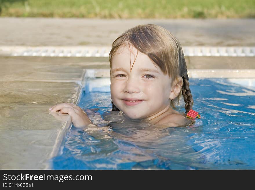 Girl In The Swimming-pool