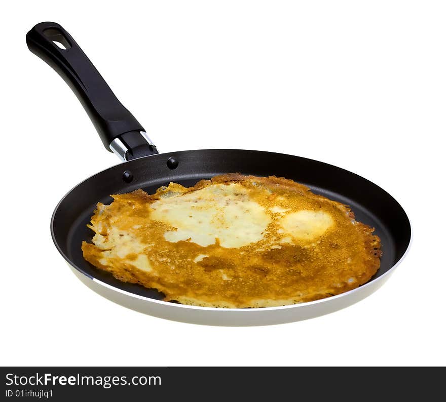 Pancake Cooking In A Pan