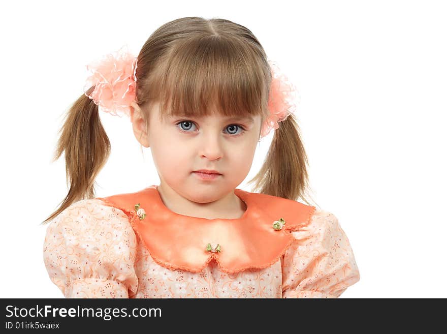 Beautiful emotion girl. Shot in a studio. Beautiful emotion girl. Shot in a studio.