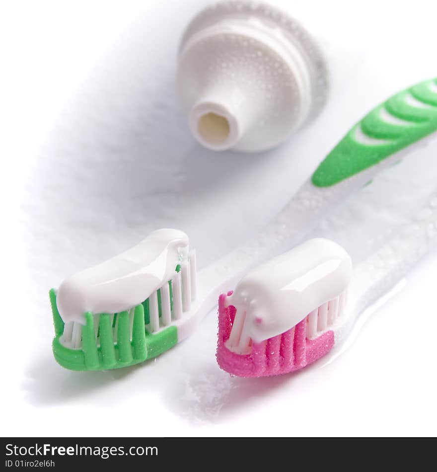 Toothpaste and toothbrushes