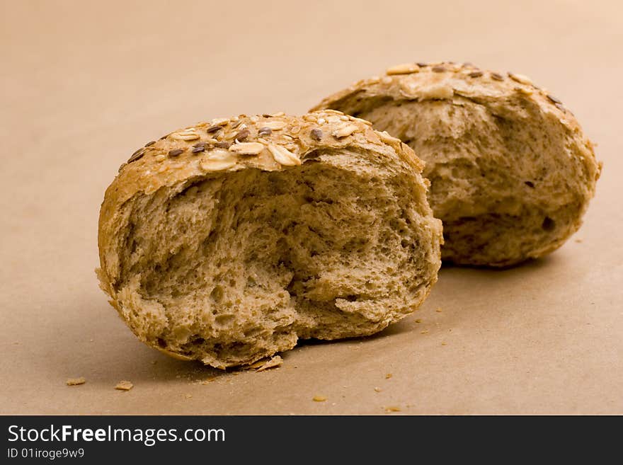 Fresh baked bread close up. Fresh baked bread close up