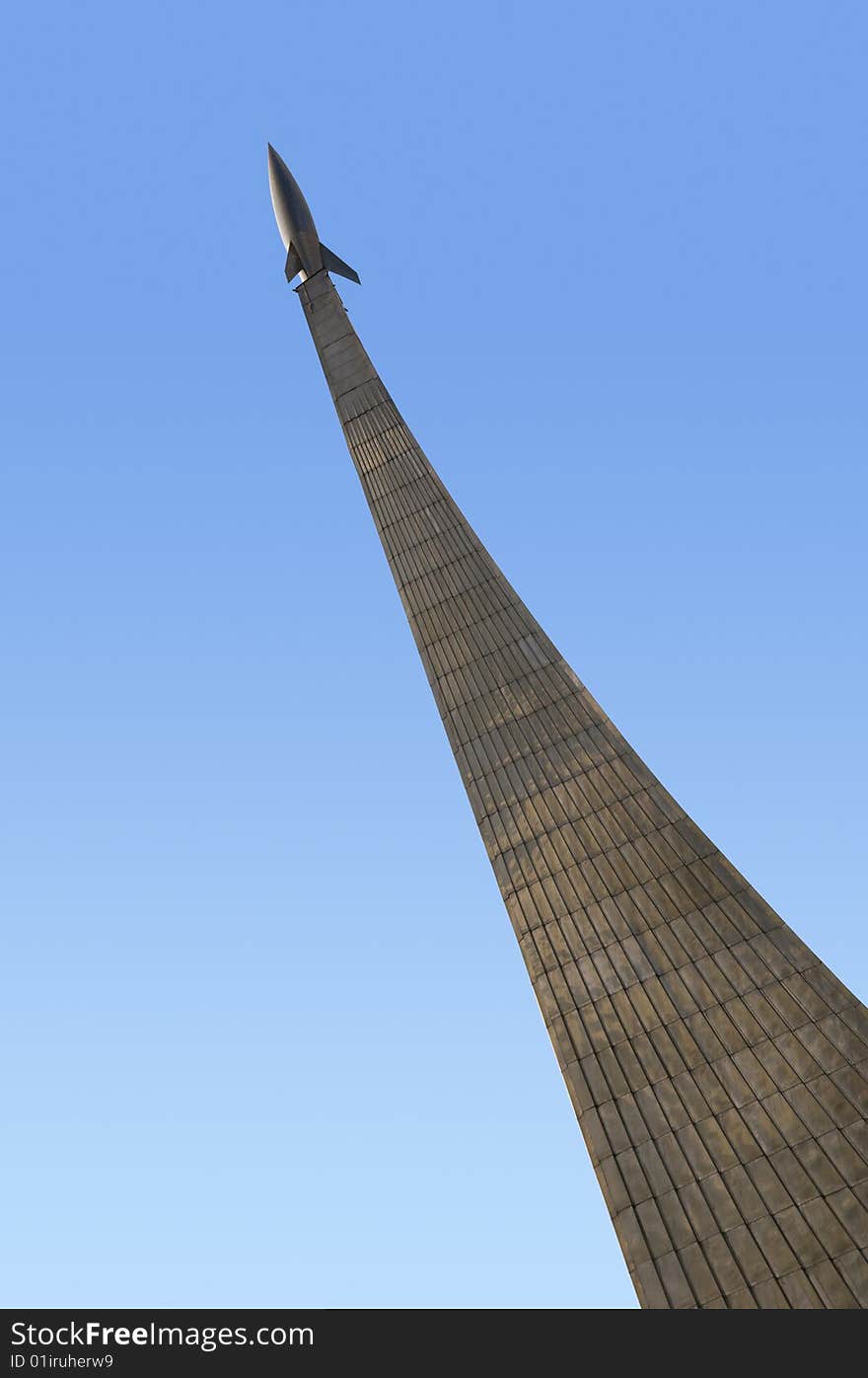 Monument Of Astronautics In Moscow.