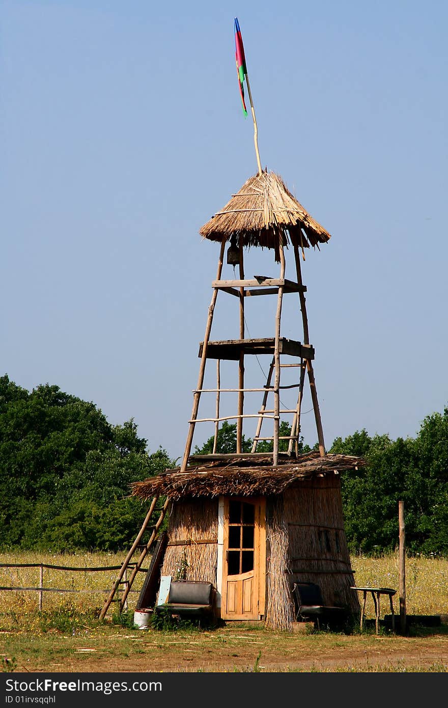 The watchtower which was used during ancient times for protection from an attack