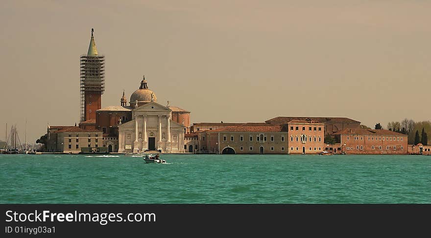 San Giorgio Maggiore church in Venice, Italy. San Giorgio Maggiore church in Venice, Italy.