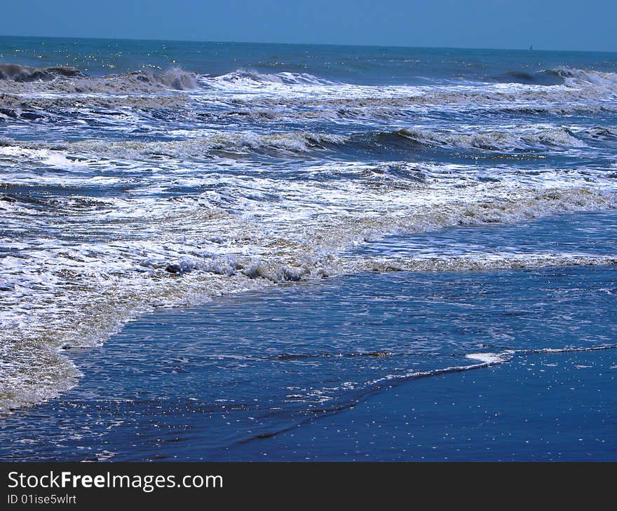 Beautiful shot of water sea