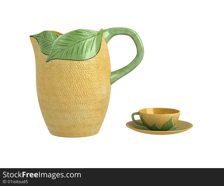 Rendered 3d isolated ware other objects