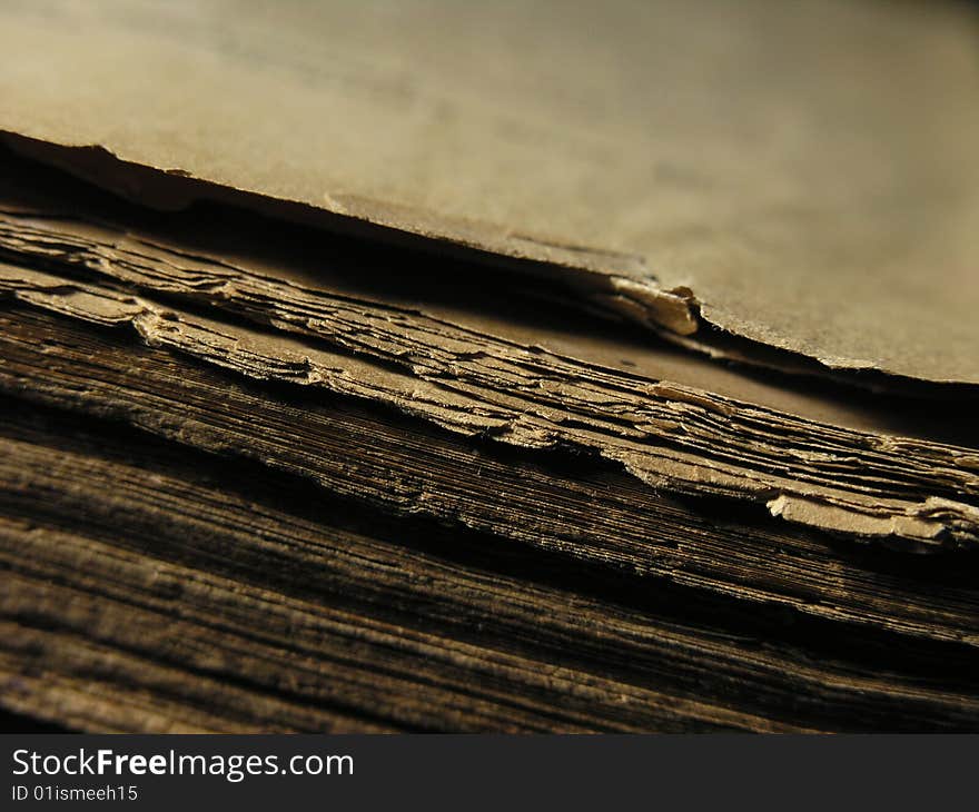 Book isolated over a black background. Book isolated over a black background