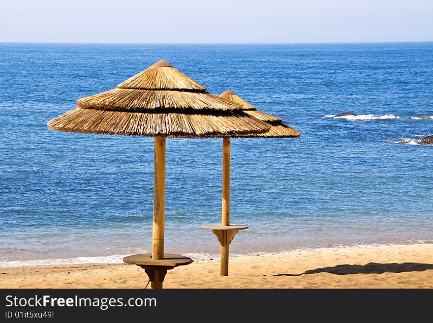 Beautiful beach with Atlantic Ocean