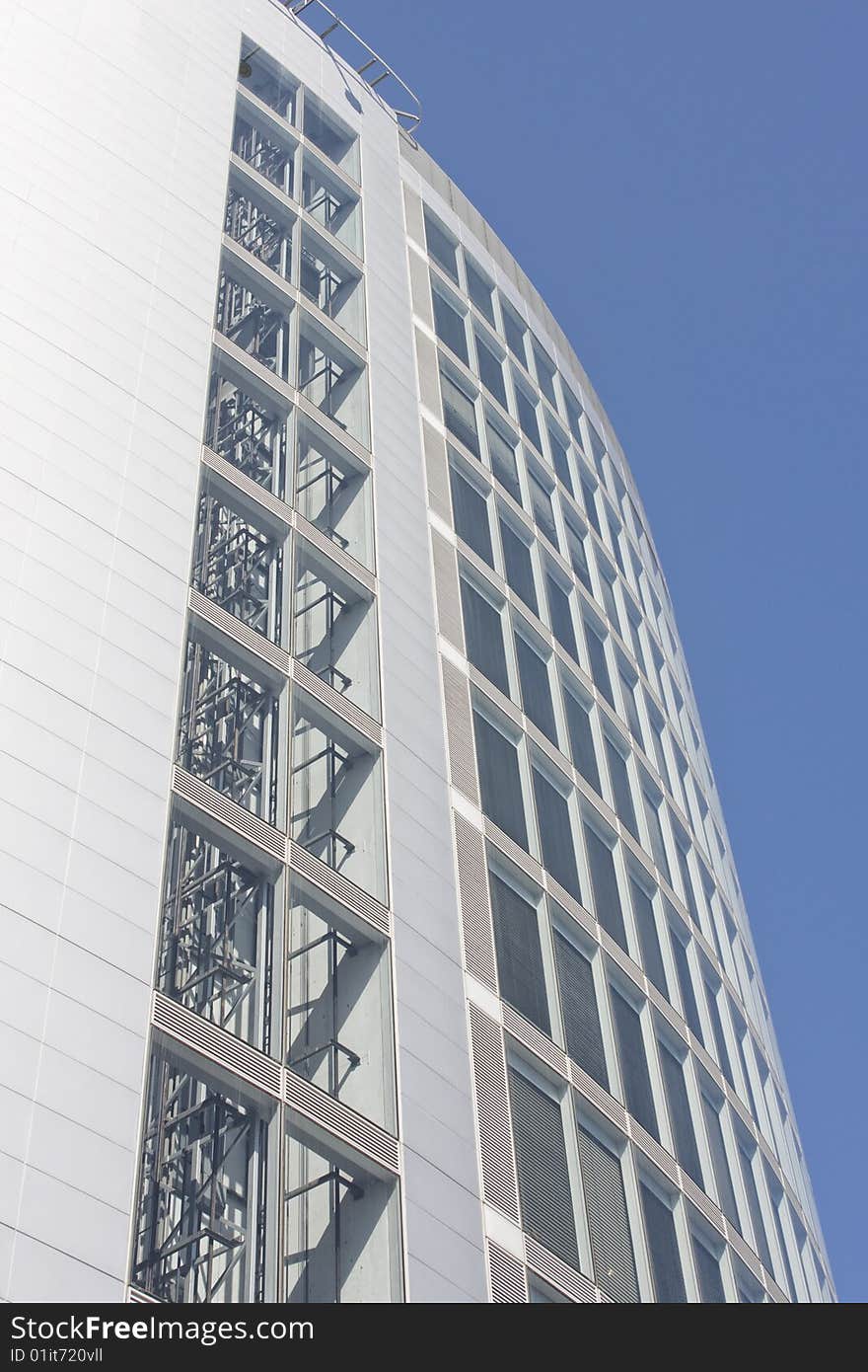 Modern office building at a business center (steel and glass). Modern office building at a business center (steel and glass)