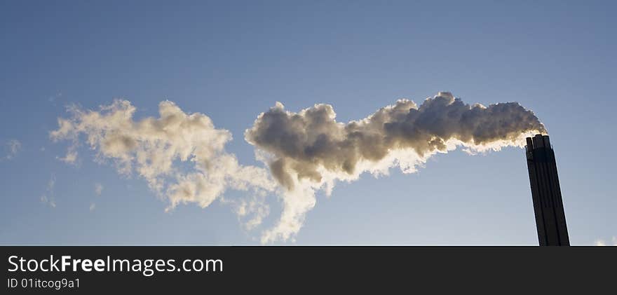 Smoking chimney