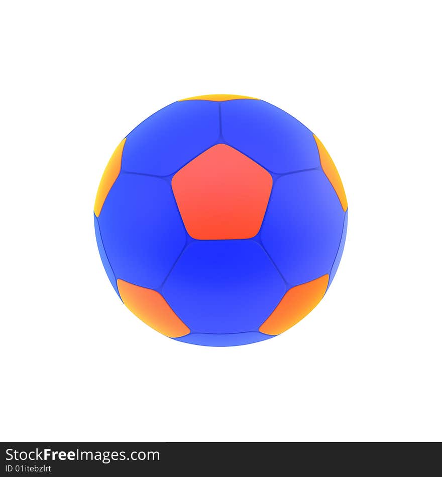 Colored Soccer Ball