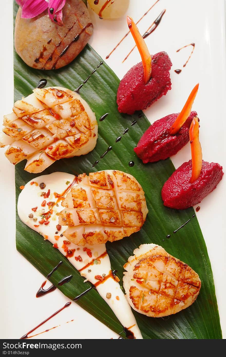 Sea Comb On A Plate