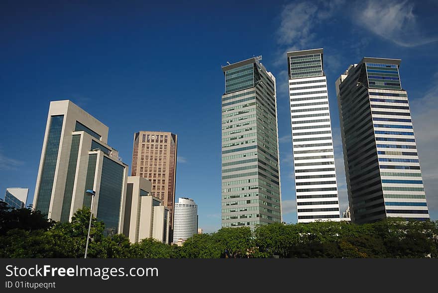 Kuala Lumpur Cityscape when fine weather