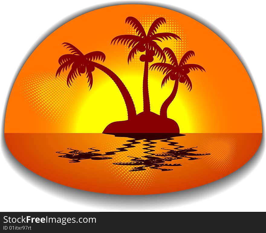 Tropical abstract backdrop. Vector illustration. Tropical abstract backdrop. Vector illustration.