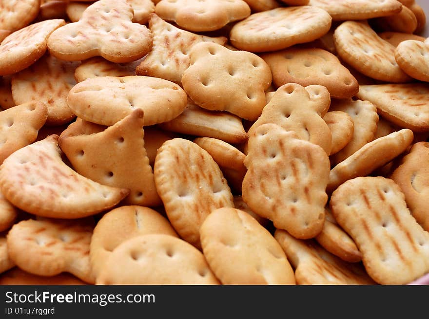 A close up view of a pile of  chip cookies. A close up view of a pile of  chip cookies