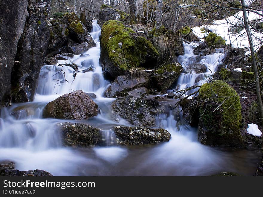 Water jumps.