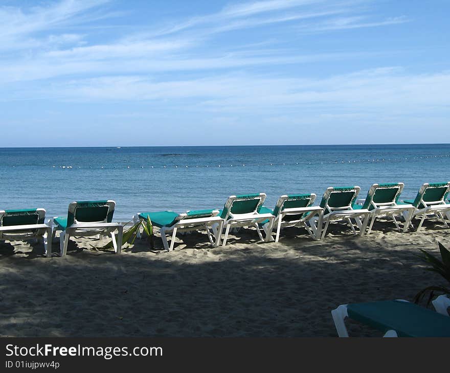 Chairs On The Beach