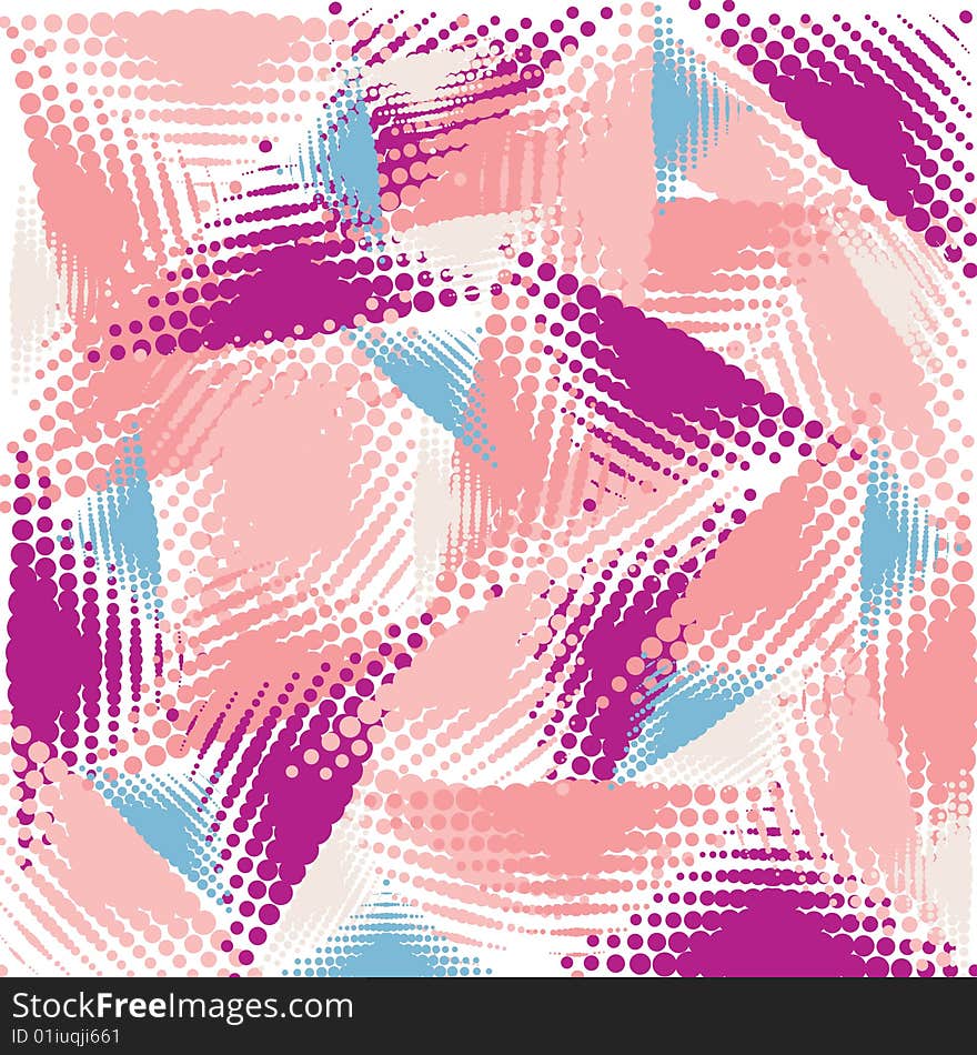 Abstract Halftone Background