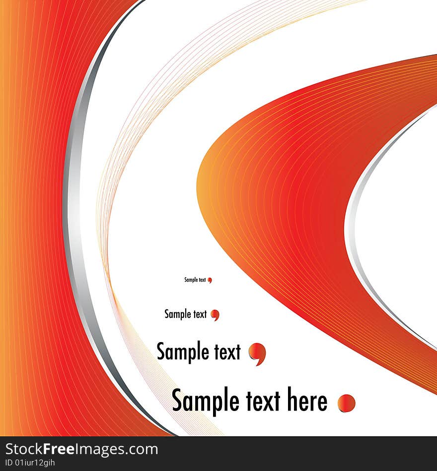 Vector abstract sample text background with punctuation marks