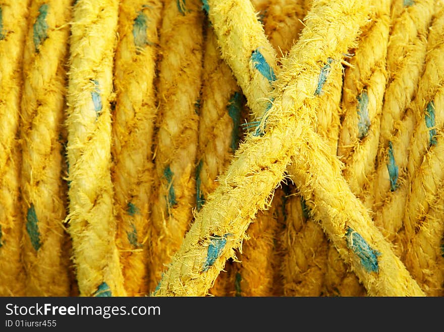 Lasso texture with yellow color. abstract image