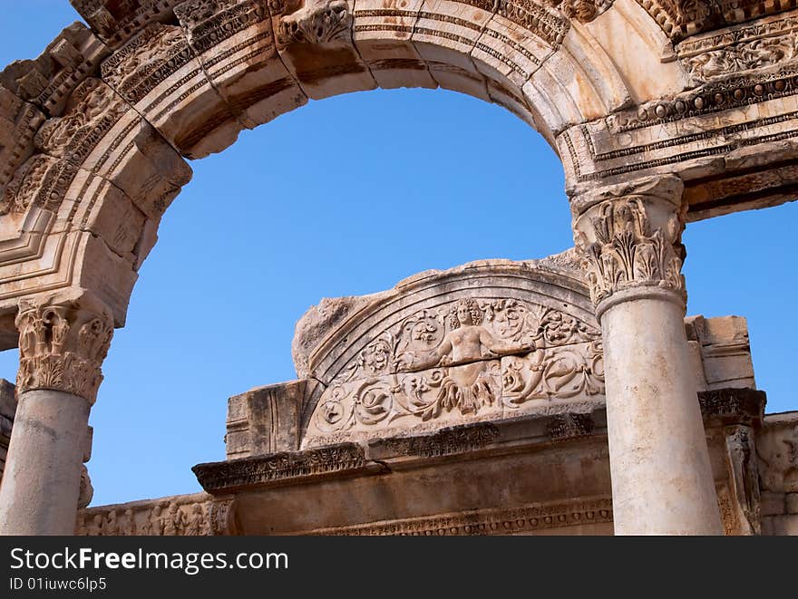 Temple Of Hadrian, Ephesus, Turkey