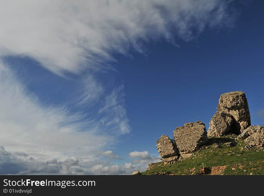 This is a very old construction of castle in Aidone. This is a very old construction of castle in Aidone.