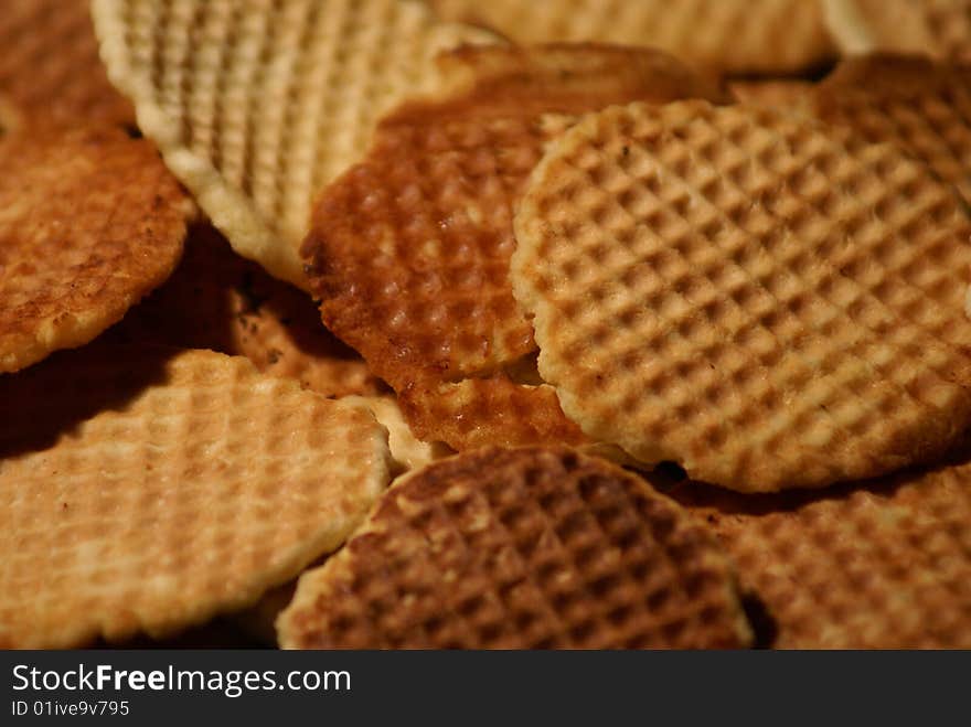 Homemade wafles : typically biscuit of north of France. Homemade wafles : typically biscuit of north of France.