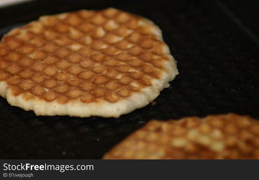 Homemade wafles : typically biscuit of north of France. Homemade wafles : typically biscuit of north of France.