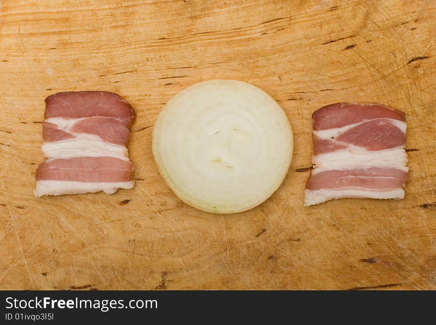 Bacon and onion