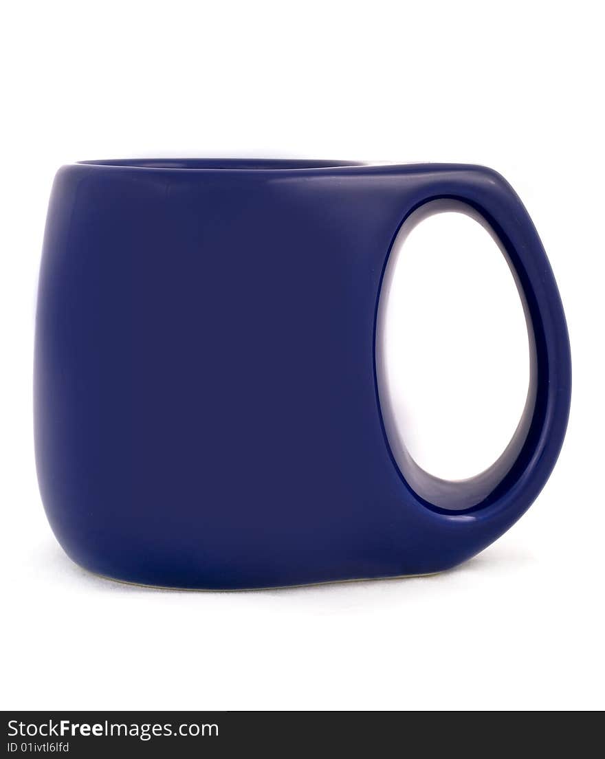 Blue cup for tea or coffee