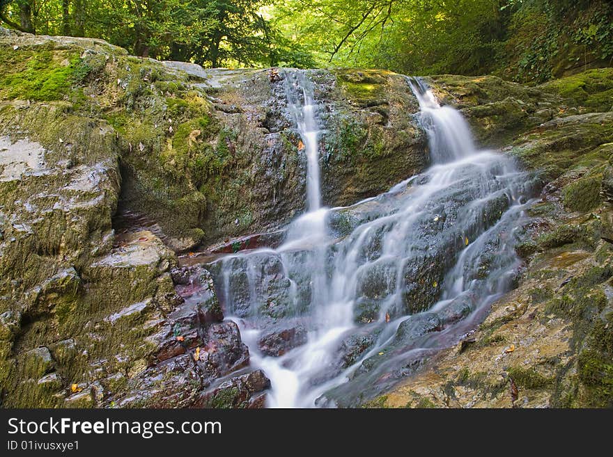 Two Small Waterfalls