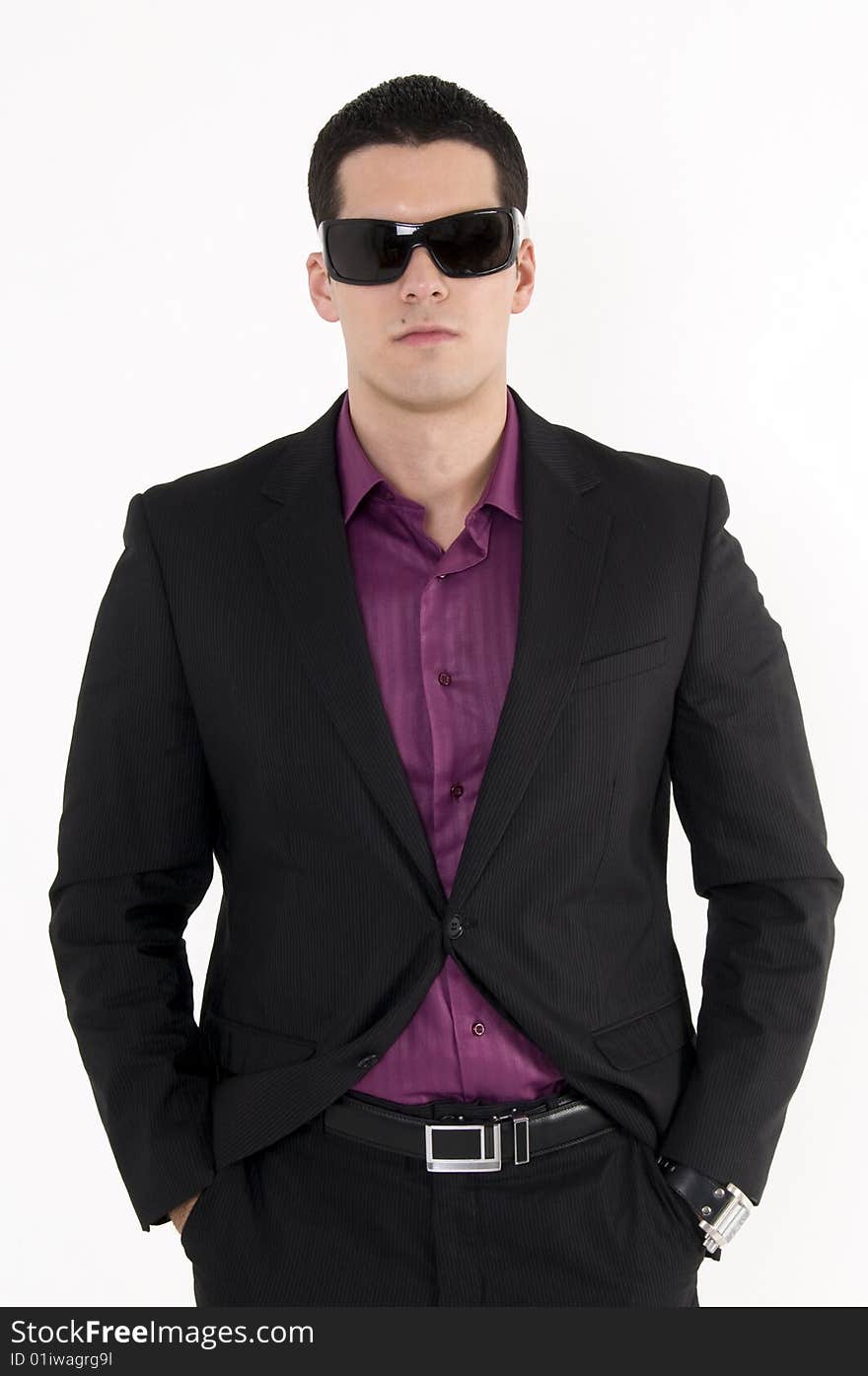 Young man with sunglasses