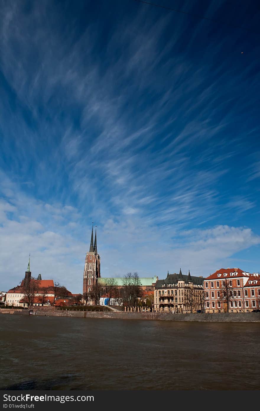 Ostrow Tumski, Wroclaw, Poland, old architecture, landmark