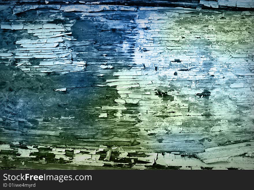 Blue Wooden Texture